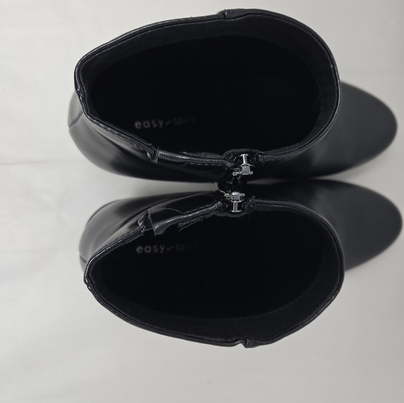 Easy Spirit Women's Ankle Boots Sz 9M Black Faux Leather Casual Ultimate Comfort - Picture 8 of 11